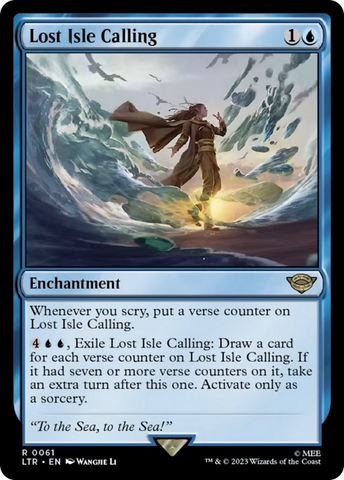 Lost Isle Calling [The Lord of the Rings: Tales of Middle-Earth] Magic: The Gathering