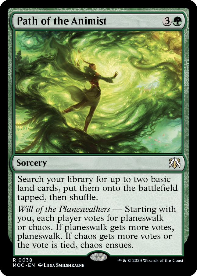 Path of the Animist [March of the Machine Commander] Magic: The Gathering