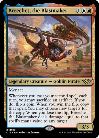 Breeches, the Blastmaker [Outlaws of Thunder Junction] Magic: The Gathering