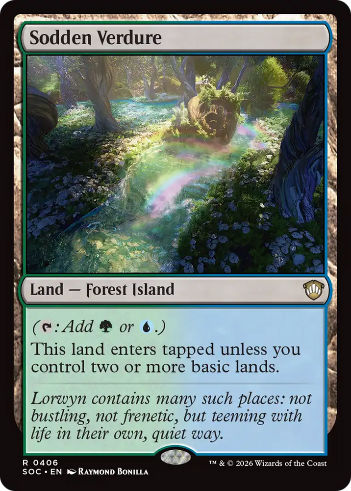 Sodden Verdure [Secrets of Strixhaven Commander] Magic: The Gathering