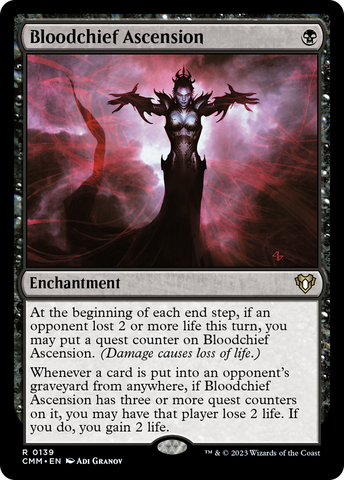 Bloodchief Ascension [Commander Masters] Magic: The Gathering