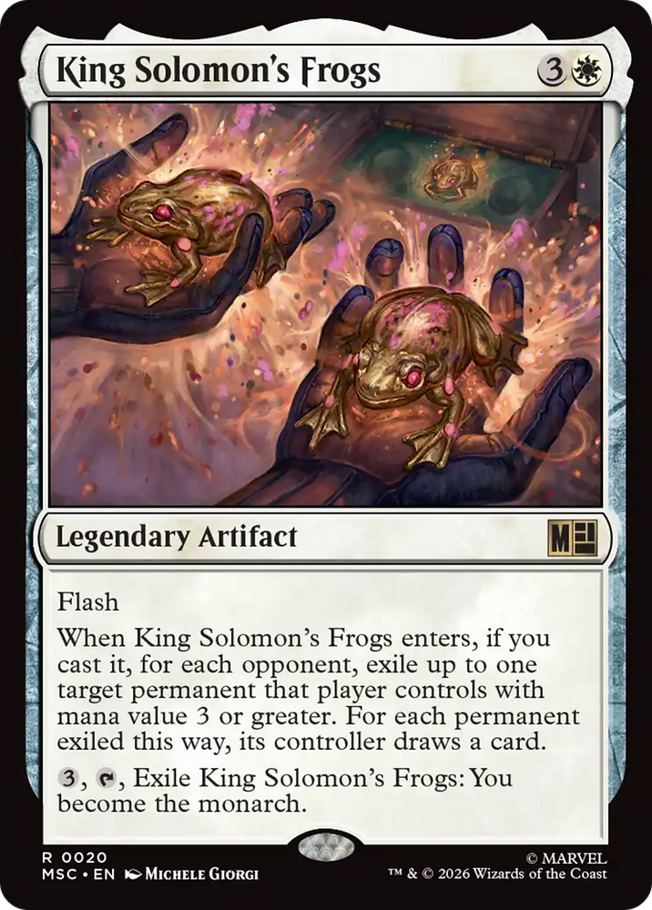 King Solomon's Frogs [Marvel Super Heroes Commander] Magic: The Gathering