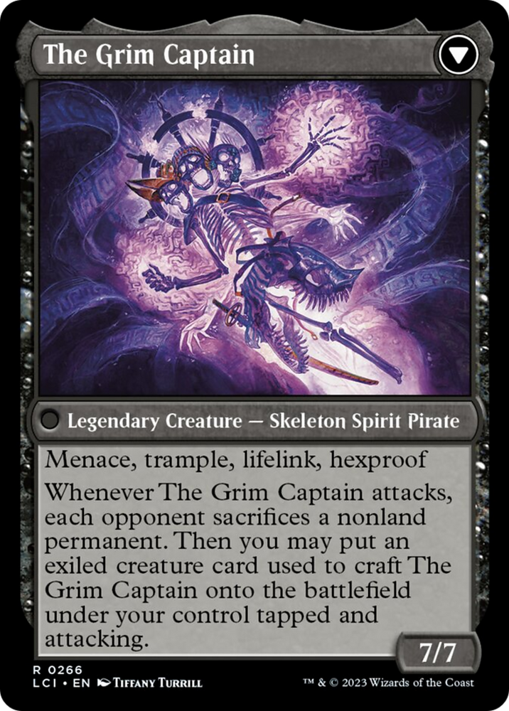 Throne of the Grim Captain // The Grim Captain [The Lost Caverns of Ixalan] Magic: The Gathering