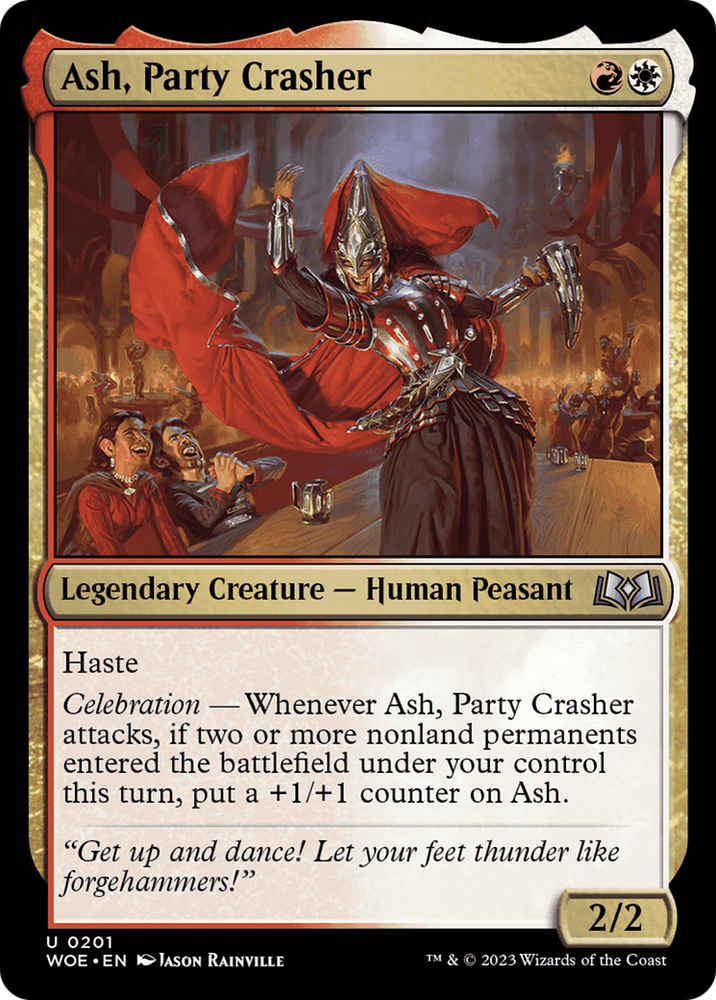 Ash, Party Crasher [Wilds of Eldraine] Magic: The Gathering