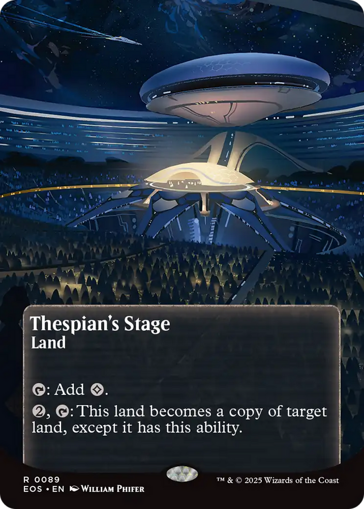 Thespian's Stage (0089) (Borderless) [Edge of Eternities: Stellar Sights] Magic: The Gathering
