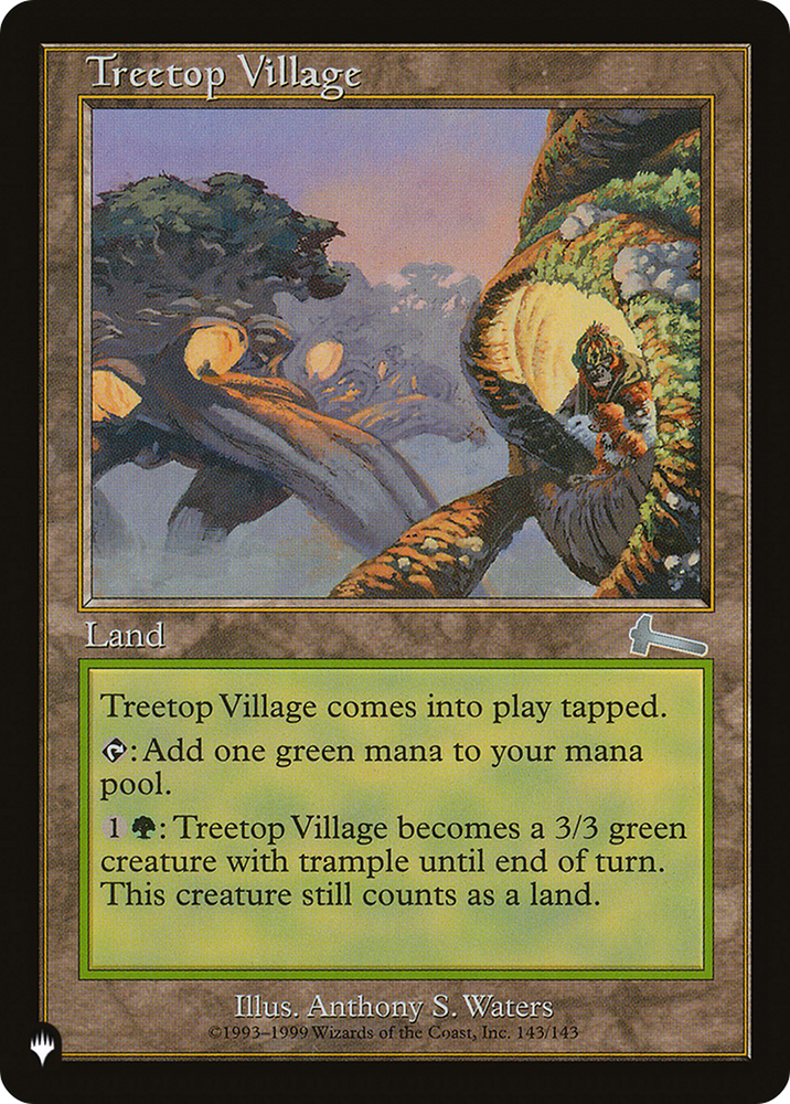 Treetop Village [The List] Magic: The Gathering