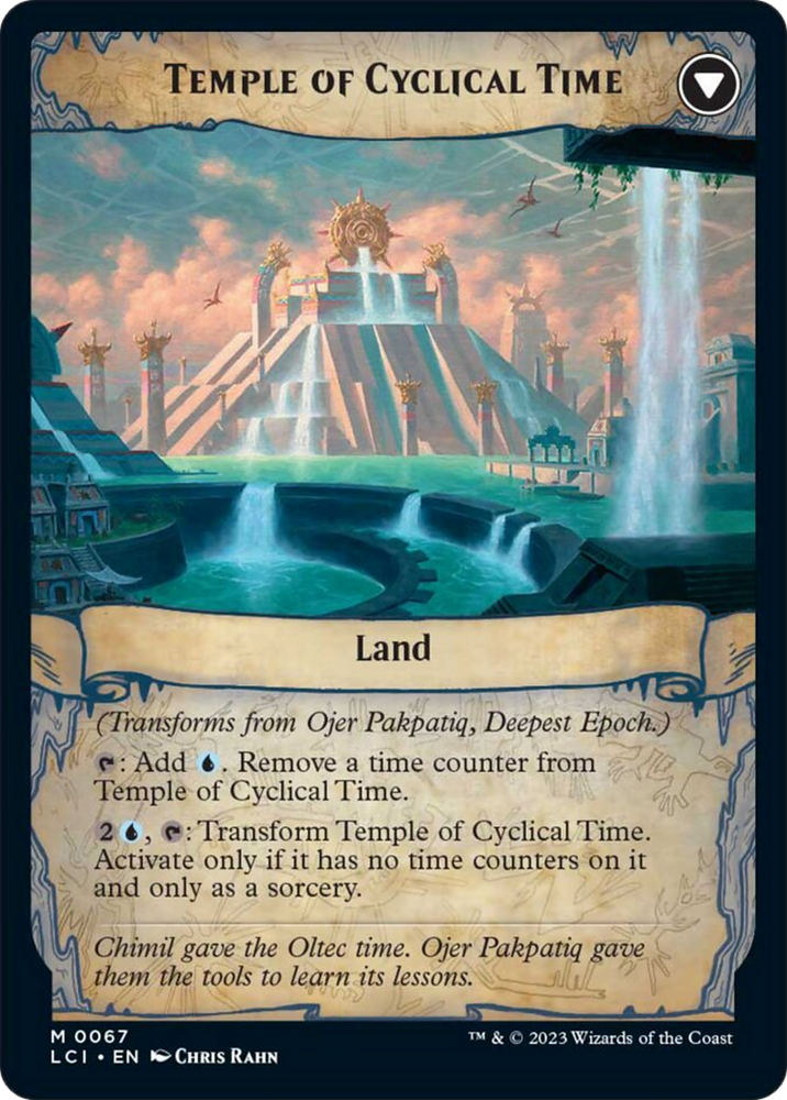 Ojer Pakpatiq, Deepest Epoch // Temple of Cyclical Time [The Lost Caverns of Ixalan] Magic: The Gathering