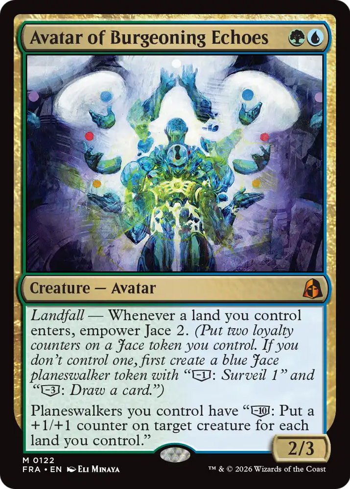 Avatar of Burgeoning Echoes [Reality Fracture] Magic: The Gathering