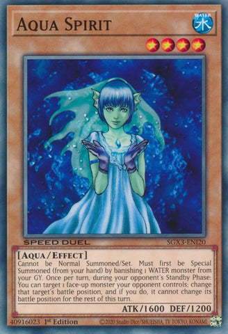 Aqua Spirit [SGX3-ENI20] Common Yu-Gi-Oh!