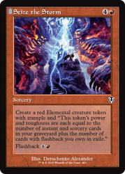 Seize the Storm (Retro Frame) [Innistrad Remastered] Magic: The Gathering