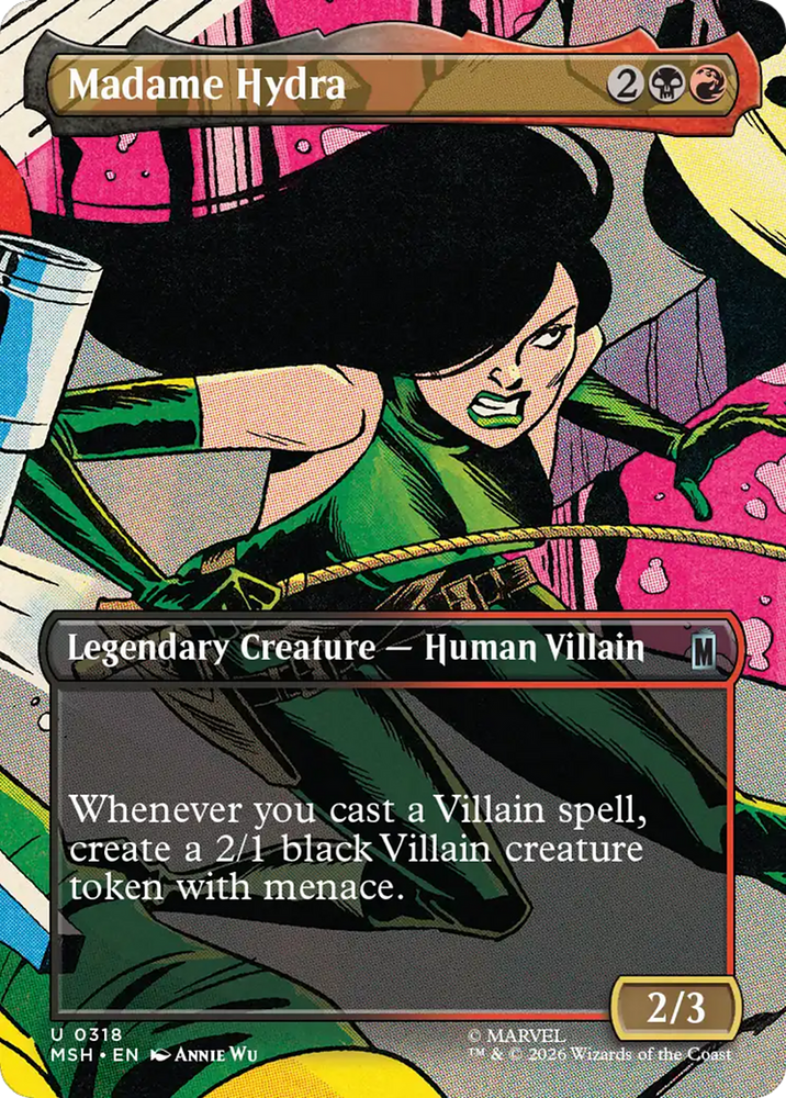 Madame Hydra (Borderless) [Marvel Super Heroes] Magic: The Gathering