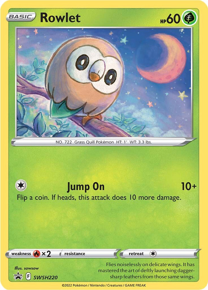 Rowlet (SWSH220) [Sword & Shield: Black Star Promos] Pokémon
