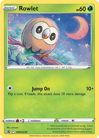 Rowlet (SWSH220) [Sword & Shield: Black Star Promos] Pokémon