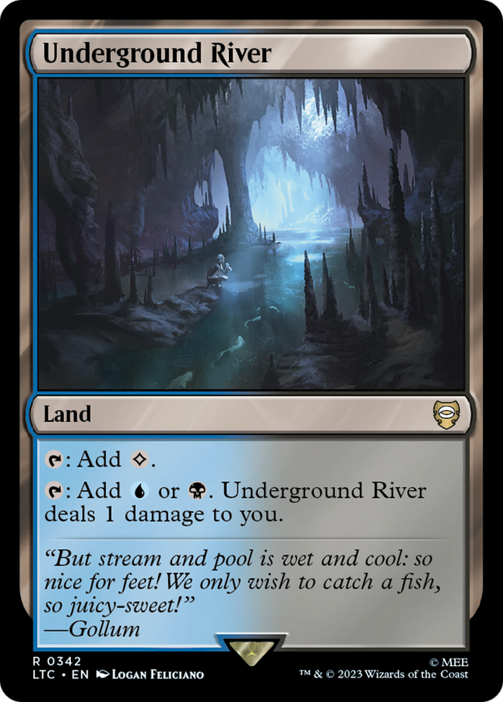 Underground River [The Lord of the Rings: Tales of Middle-Earth Commander] Magic: The Gathering
