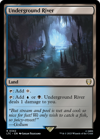Underground River [The Lord of the Rings: Tales of Middle-Earth Commander] Magic: The Gathering