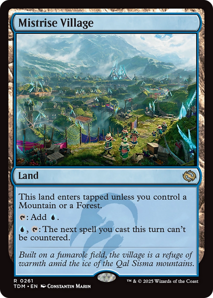 Mistrise Village [Tarkir: Dragonstorm] Magic: The Gathering