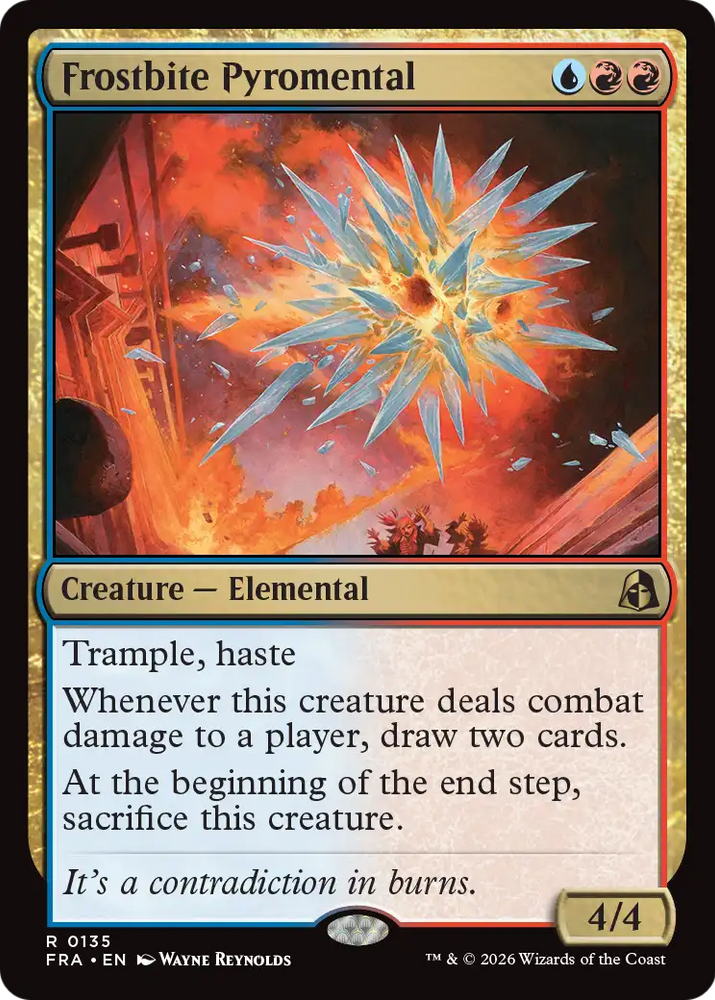 Frostbite Pyromental [Reality Fracture] Magic: The Gathering
