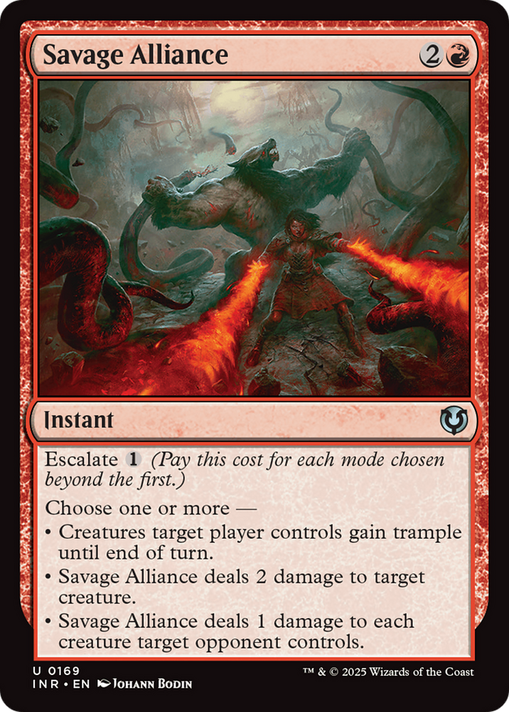 Savage Alliance [Innistrad Remastered] Magic: The Gathering