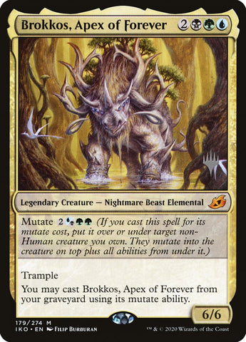 Brokkos, Apex of Forever (Promo Pack) [Ikoria: Lair of Behemoths Promos] Magic: The Gathering