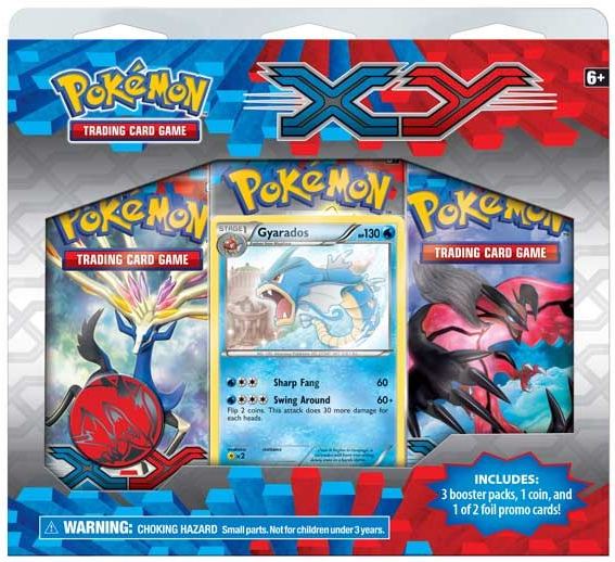 XY - 3-Pack Blister (Gyarados) (Promo Card Centered) Pokémon