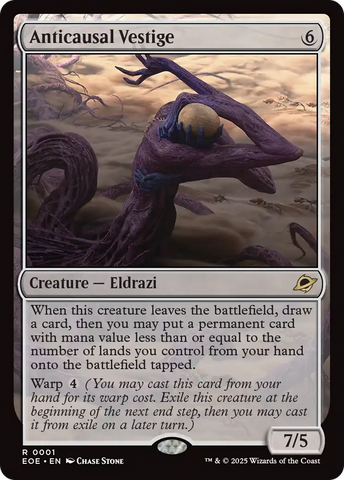 Anticausal Vestige [Edge of Eternities] Magic: The Gathering