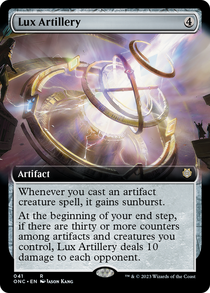 Lux Artillery (Extended Art) [Phyrexia: All Will Be One Commander] Magic: The Gathering