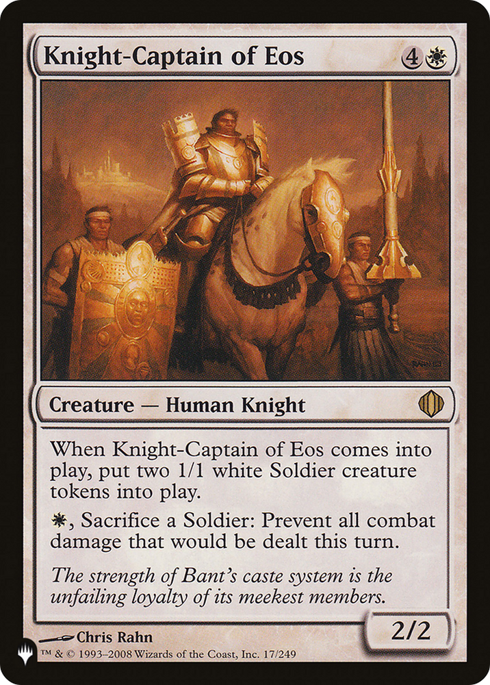 Knight-Captain of Eos [The List] Magic: The Gathering
