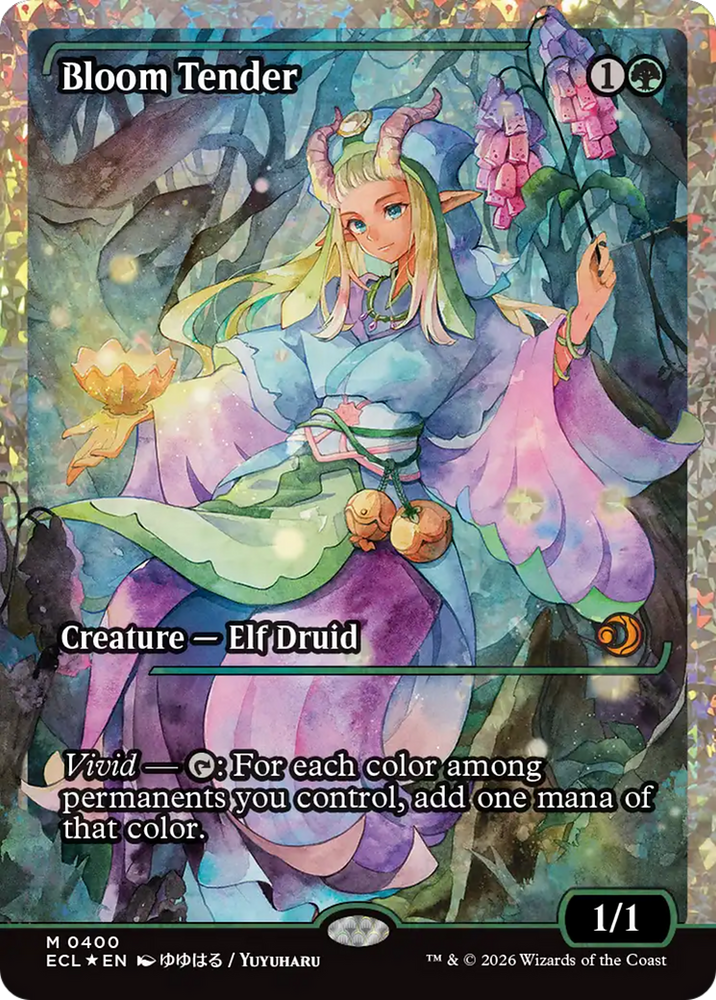 Bloom Tender (0400) (Showcase) (Fracture Foil) [Lorwyn Eclipsed] Magic: The Gathering