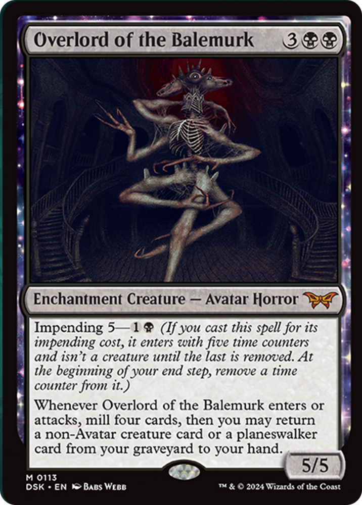 Overlord of the Balemurk [Duskmourn: House of Horror] Magic: The Gathering