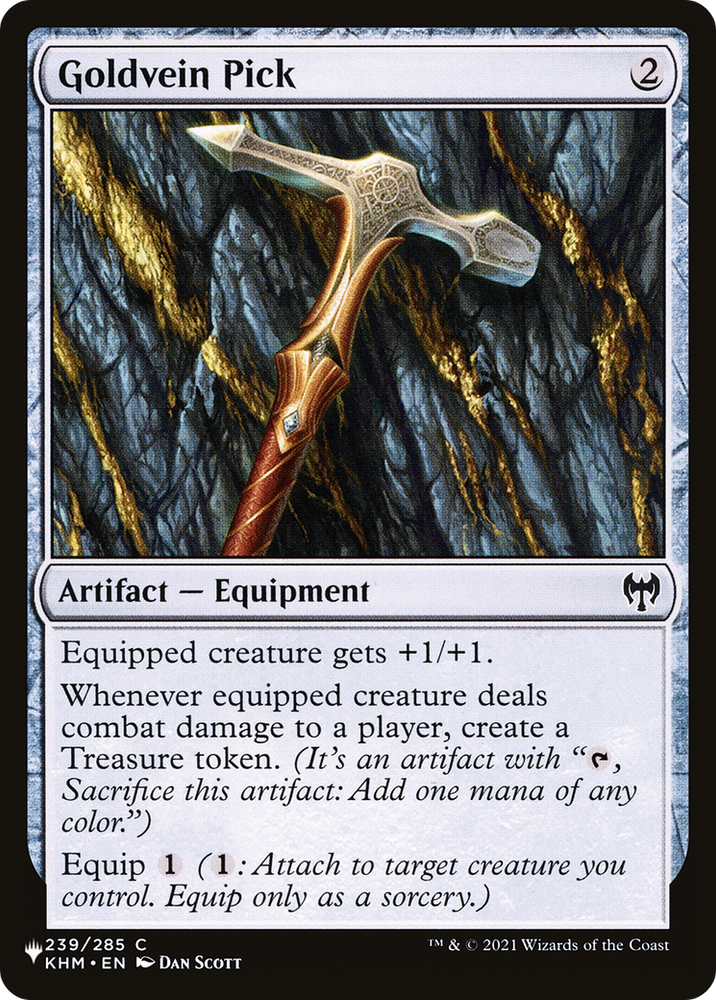 Goldvein Pick [The List] Magic: The Gathering