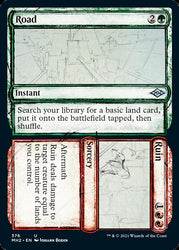 Road // Ruin (Sketch) [Modern Horizons 2] Magic: The Gathering