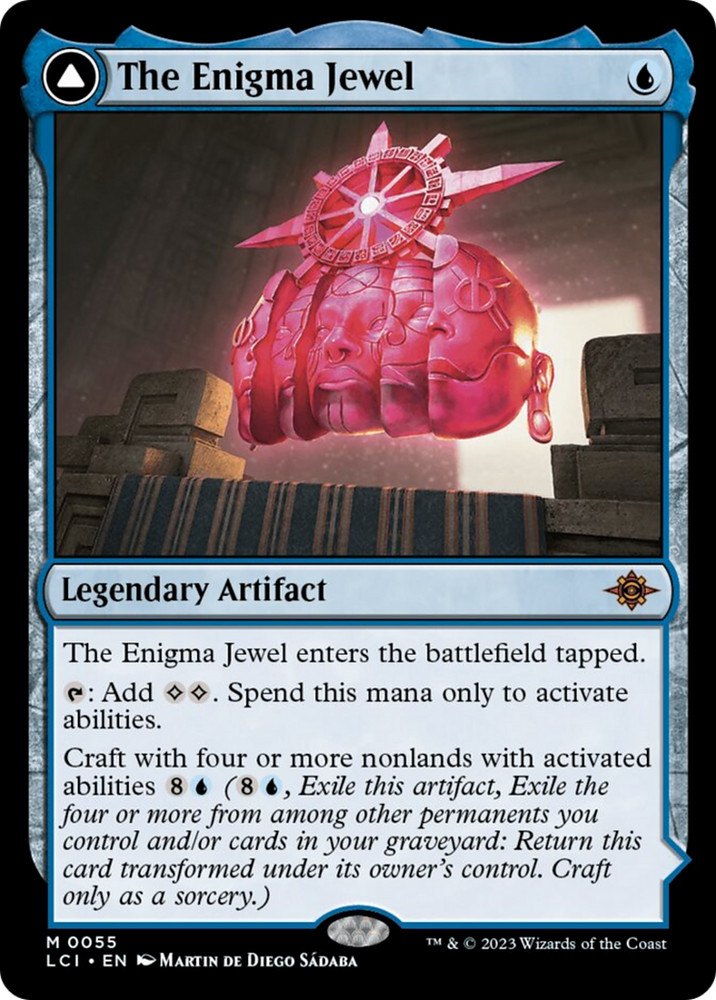The Enigma Jewel // Locus of Enlightenment [The Lost Caverns of Ixalan] Magic: The Gathering