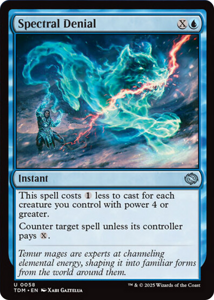 Spectral Denial [Tarkir: Dragonstorm] Magic: The Gathering