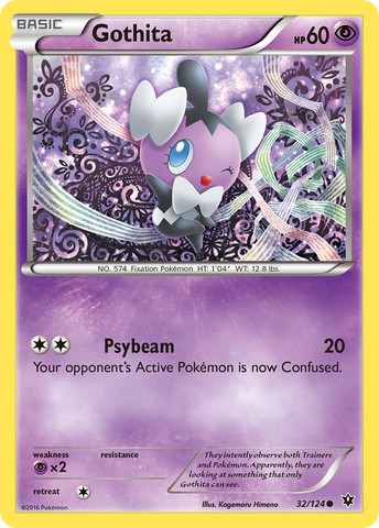Gothita (32/124) [XY: Fates Collide] Pokémon