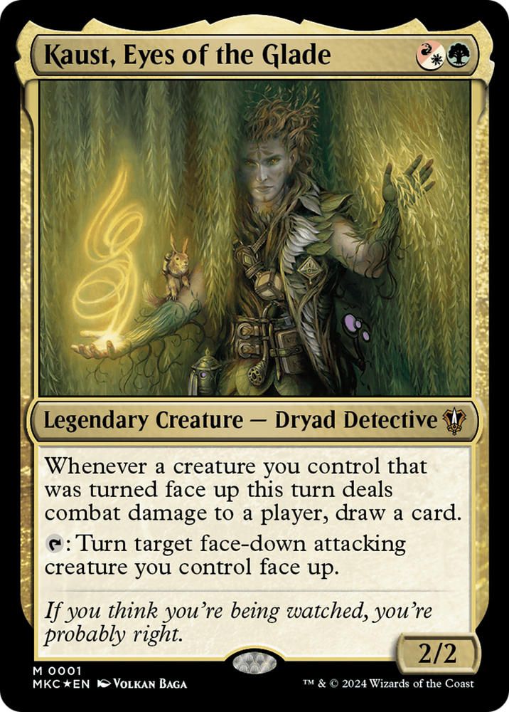 Kaust, Eyes of the Glade [Murders at Karlov Manor Commander] Magic: The Gathering