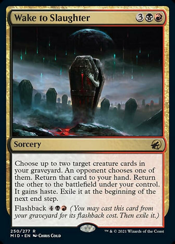 Wake to Slaughter [Innistrad: Midnight Hunt] Magic: The Gathering