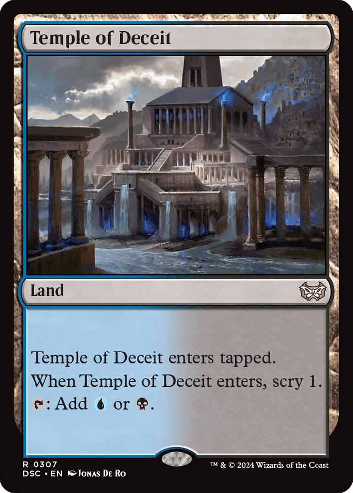 Temple of Deceit [Duskmourn: House of Horror Commander] Magic: The Gathering