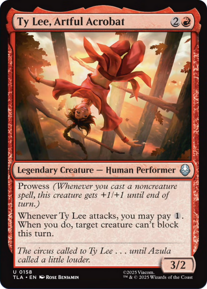 Ty Lee, Artful Acrobat [Avatar: The Last Airbender] Magic: The Gathering