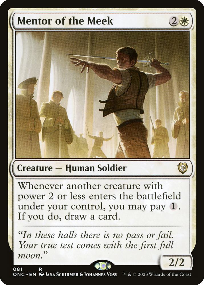Mentor of the Meek [Phyrexia: All Will Be One Commander] Magic: The Gathering