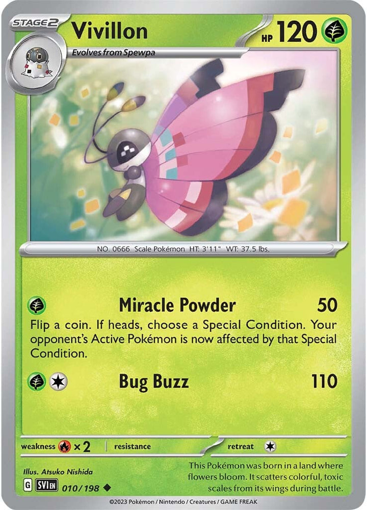 Vivillon (010/198) [Scarlet & Violet: Base Set] Pokémon