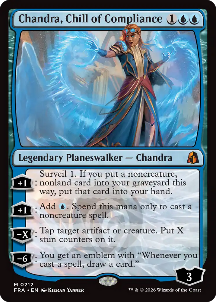 Chandra, Chill of Compliance [Reality Fracture] Magic: The Gathering