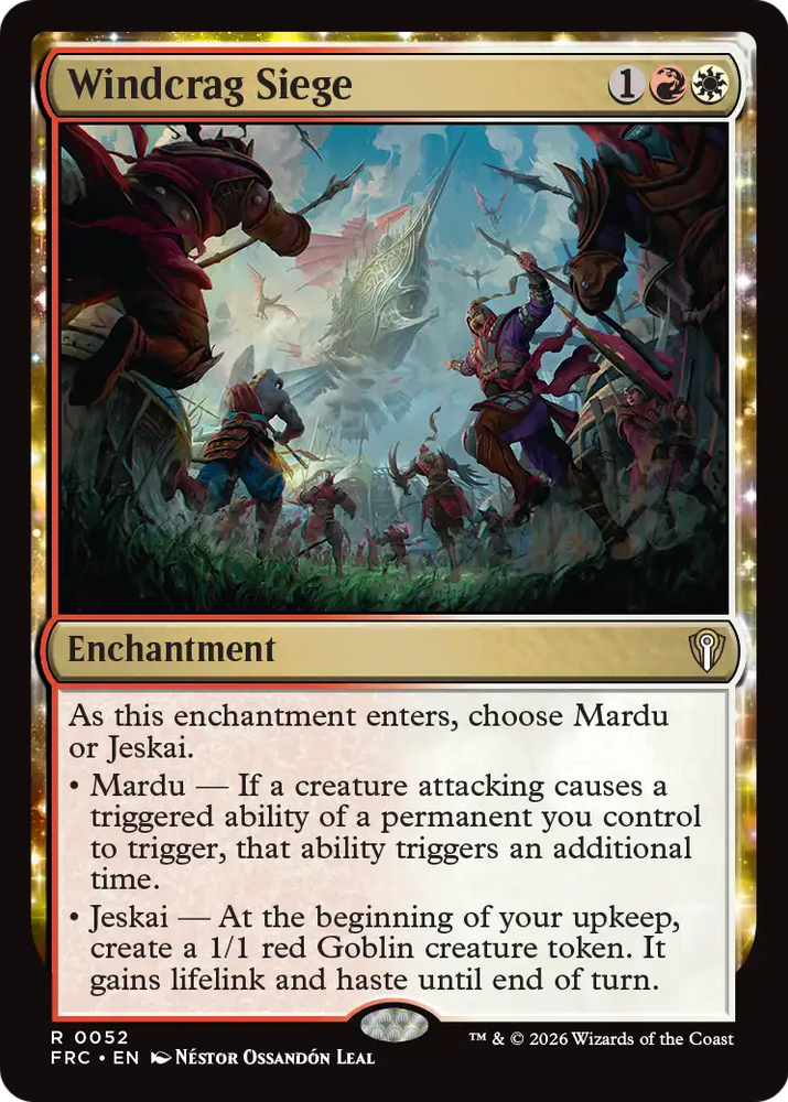 Windcrag Siege [Reality Fracture Commander] Magic: The Gathering