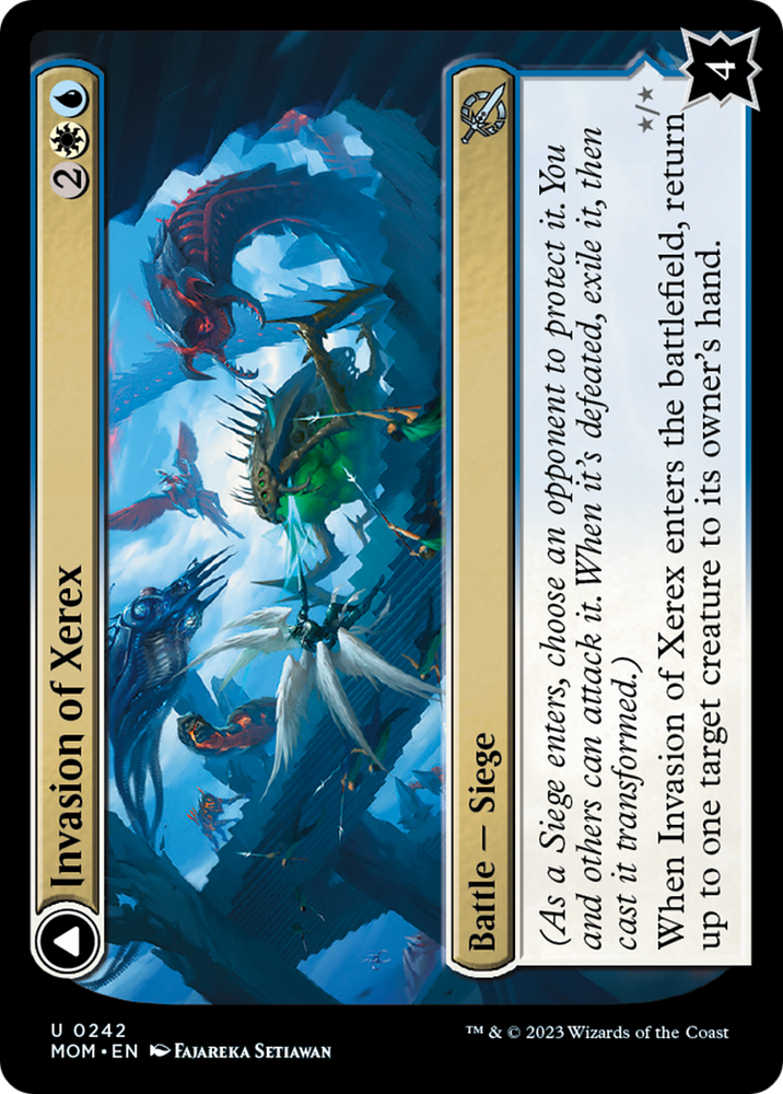 Invasion of Xerex // Vertex Paladin [March of the Machine] Magic: The Gathering