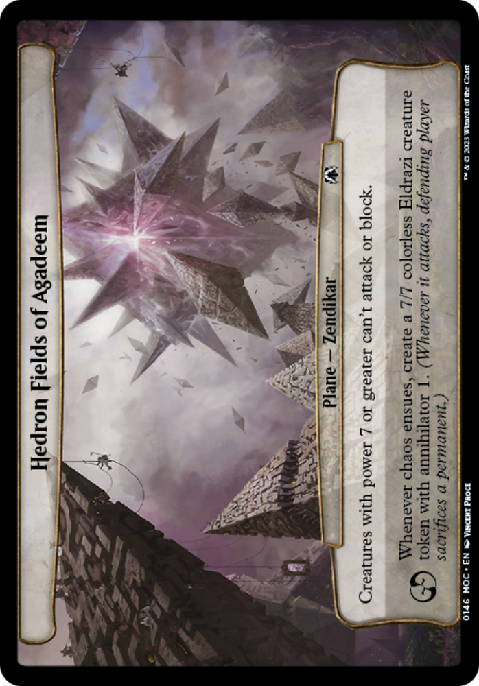 Hedron Fields of Agadeem [March of the Machine Commander] Magic: The Gathering