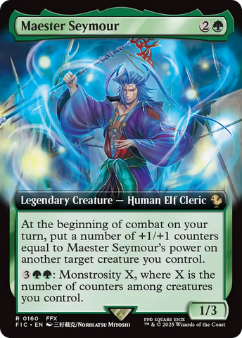 Maester Seymour (Extended Art) [FINAL FANTASY Commander] Magic: The Gathering