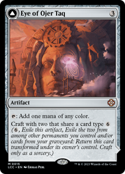 Eye of Ojer Taq // Apex Observatory [The Lost Caverns of Ixalan Commander] Magic: The Gathering