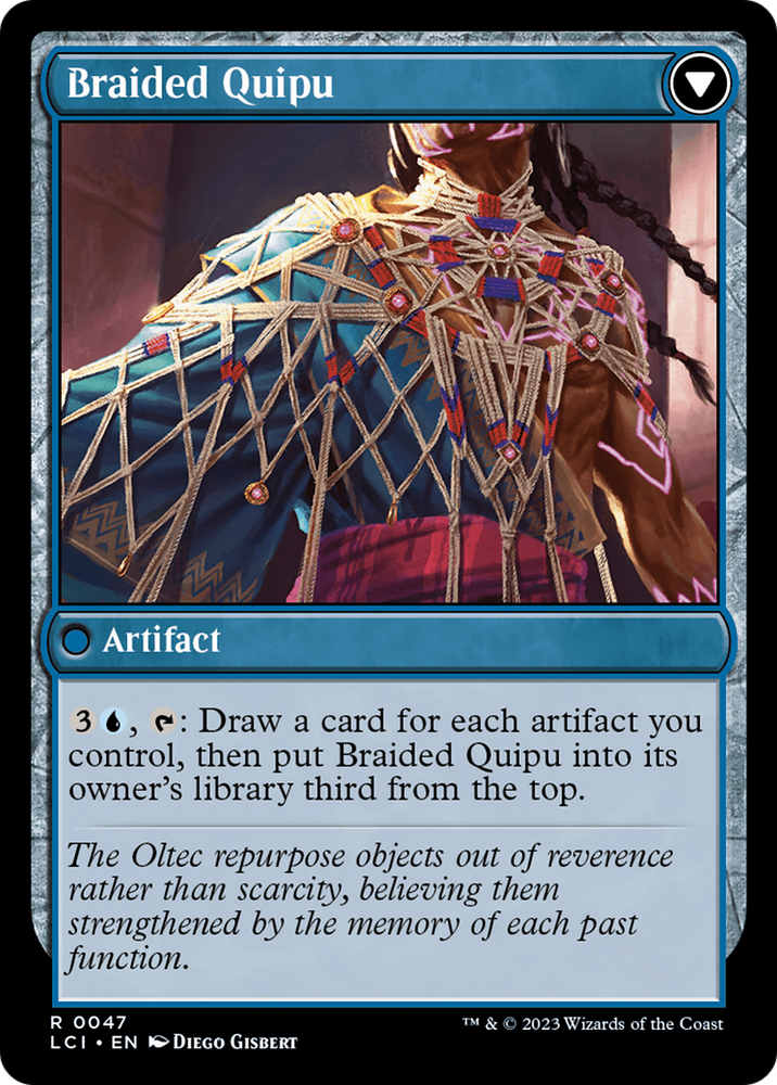 Braided Net // Braided Quipu [The Lost Caverns of Ixalan] Magic: The Gathering