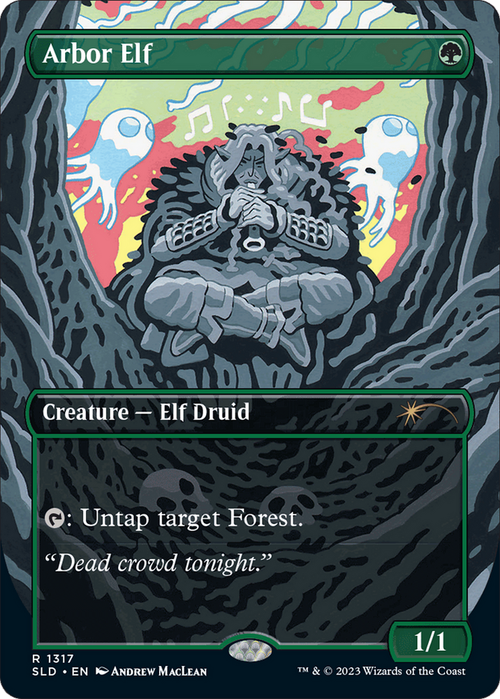 Arbor Elf (Rainbow Foil) [Secret Lair Drop Series] Magic: The Gathering