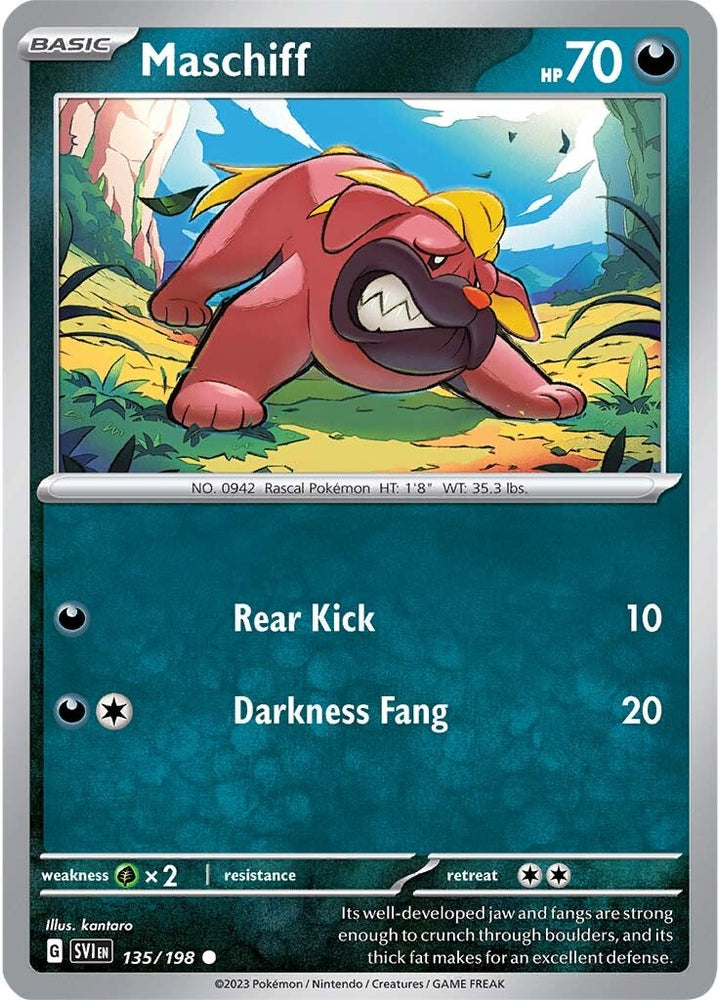Maschiff (135/198) [Scarlet & Violet: Base Set] Pokémon