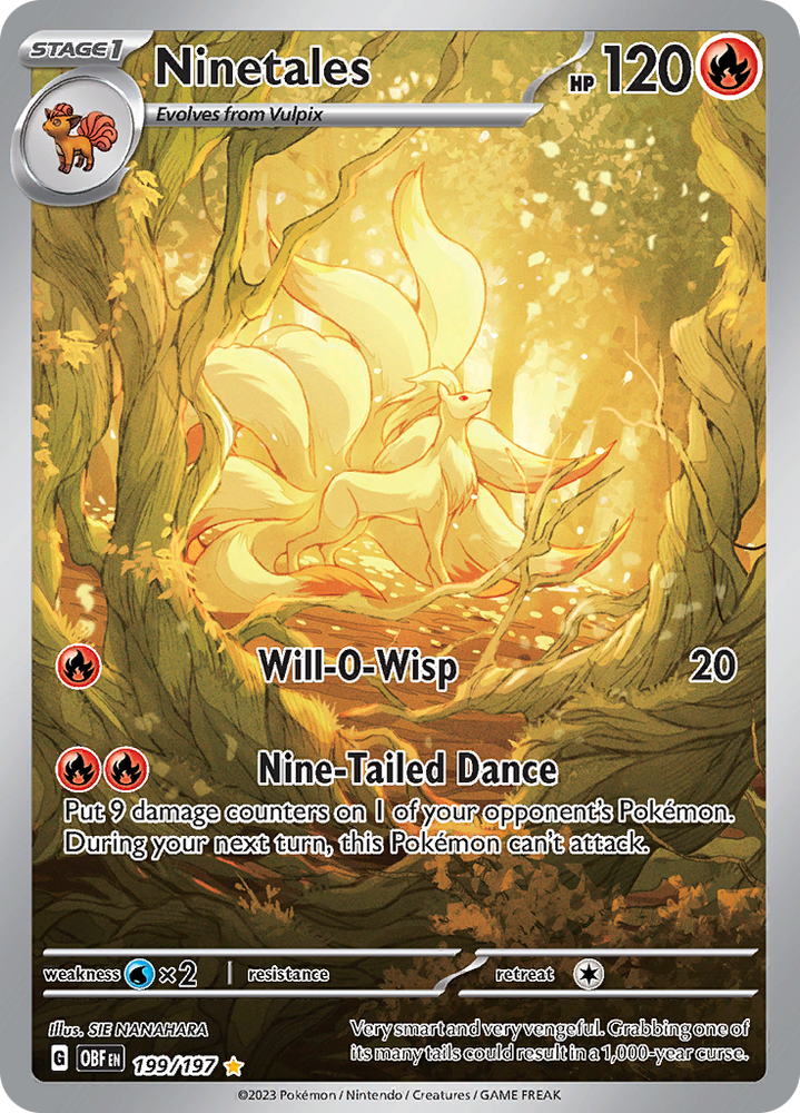 Ninetales (199/197) [Scarlet & Violet: Obsidian Flames] Pokémon